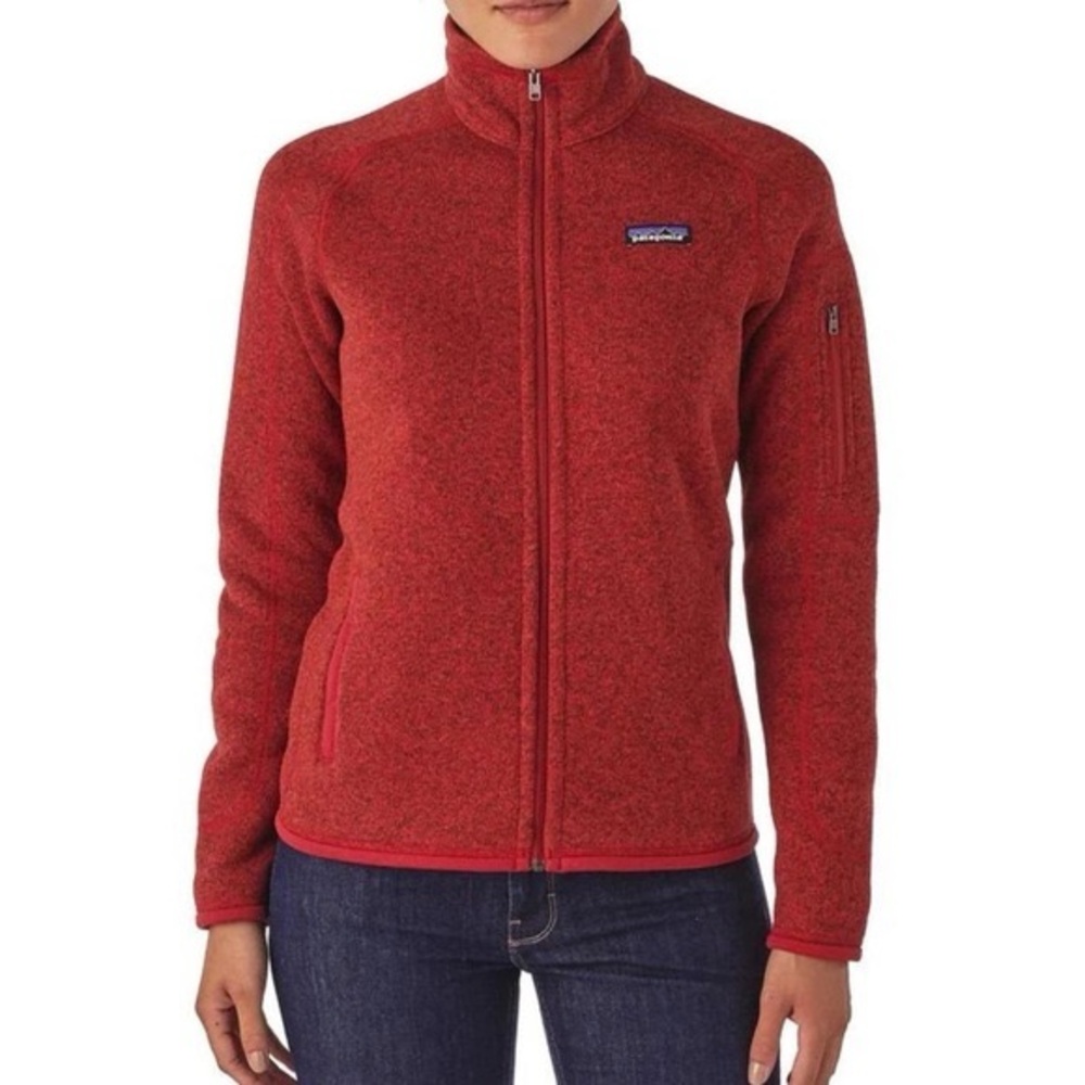 Patagonia Women’s Red Utility Jacket Full-Zip Fleece - Medium